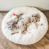 Dog & Cat Long Plush Calming Beds