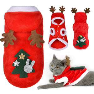 DiDog Santa Costume for Small Pets